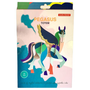 3D Pegasus Horse Fantasy Toy Cardboard Model Kit Totem Studio Roof Dutch NEW!